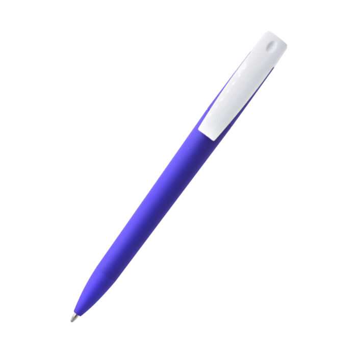 Ручка пластиковая T-pen софт-тач, синяя