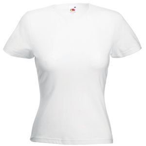 Футболка женская LADY FIT CREW NECK T 200, белый