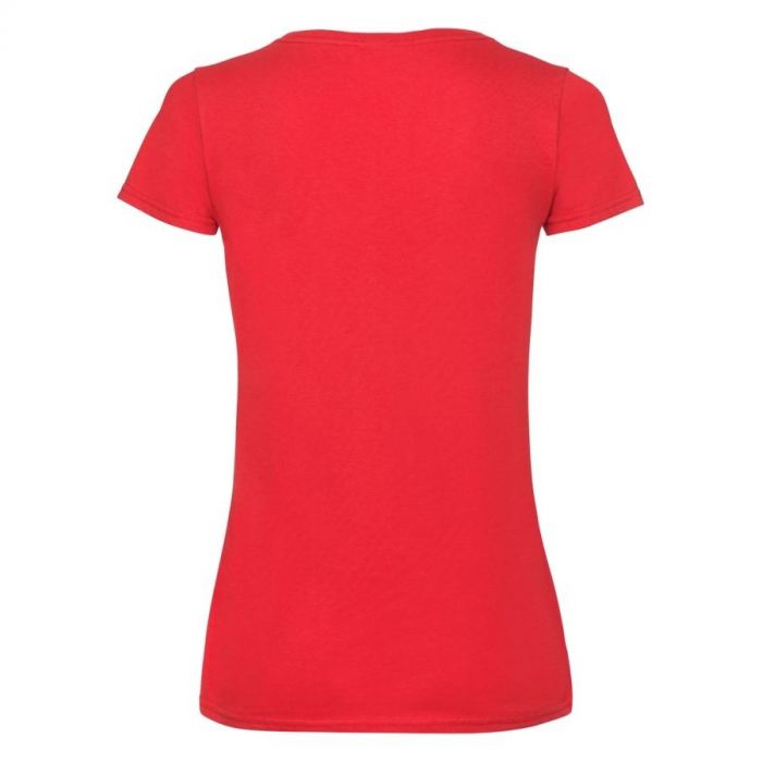 Футболка женская LADY FIT V-NECK T 210, красный