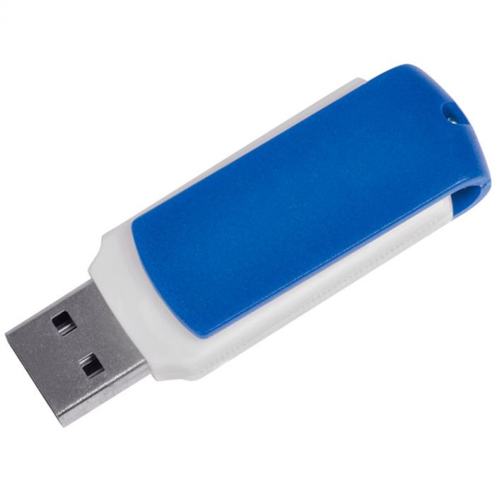 USB flash-карта Easy (8Гб), белый, синий