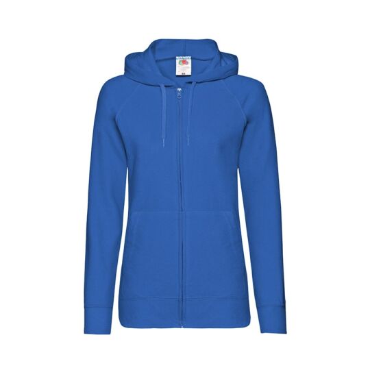 Толстовка женская без начеса LADIES LIGHTWEIGHT HOODED SWEAT 240, ярко-синий