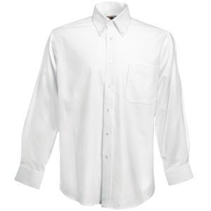 Рубашка мужская LONG SLEEVE OXFORD SHIRT 130, белый