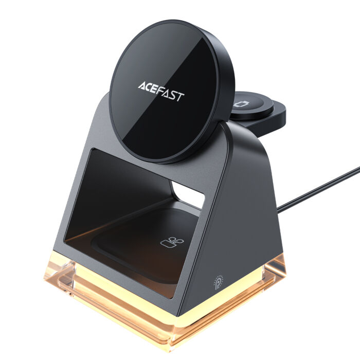 Беспроводное ЗУ ACEFAST E17 desktop 3-in-1 wireless charging holder