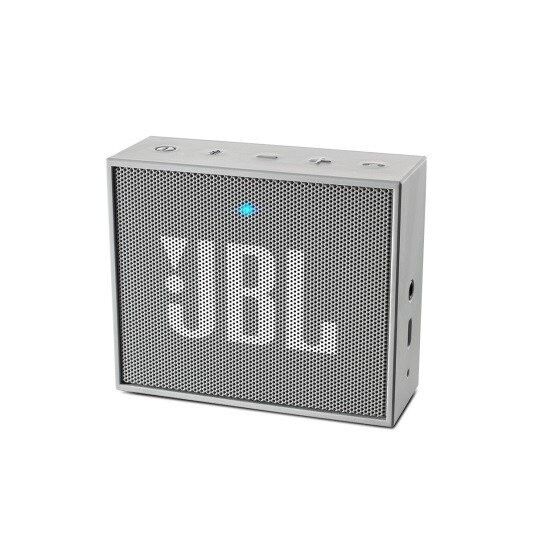 Портативная колонка JBL GO, серебро