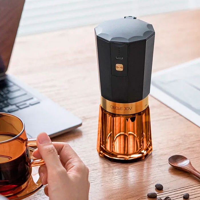 Кофемолка Circle Joy Electric Coffee Grinder, красный