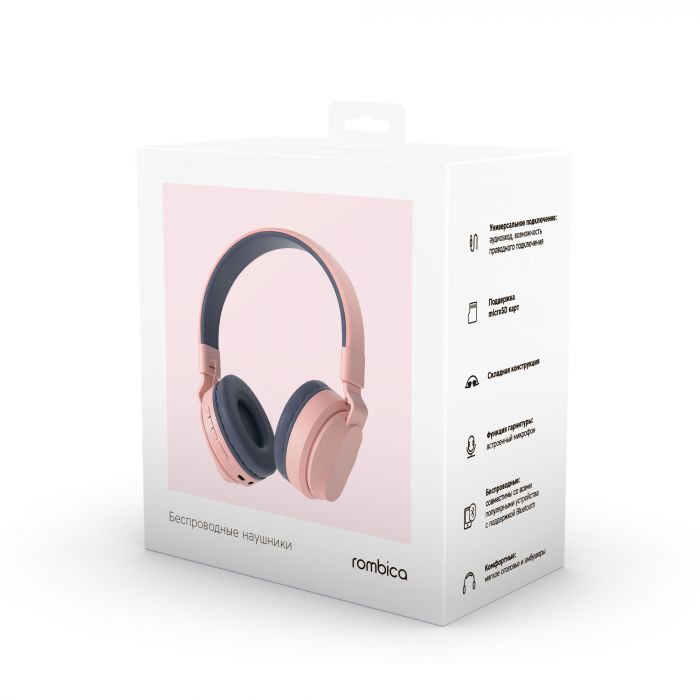 Наушники беспроводные Rombica MySound BH-16 Red