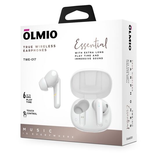 Наушники True Wireless Olmio TWE-017, белый