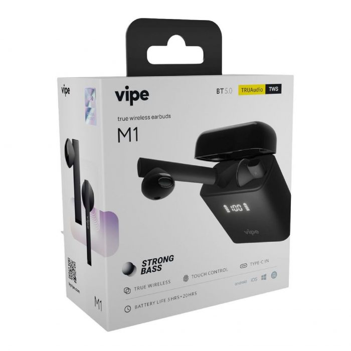 Наушники True Wireless Vipe M1, черный