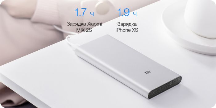 ПЗУ Xiaomi Mi Power Bank 3, черный