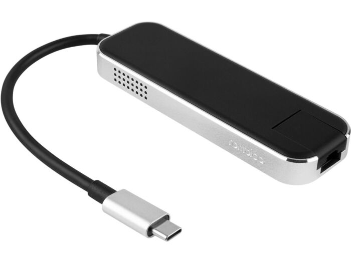 Хаб USB Type-C 3.0 Chronos, черный