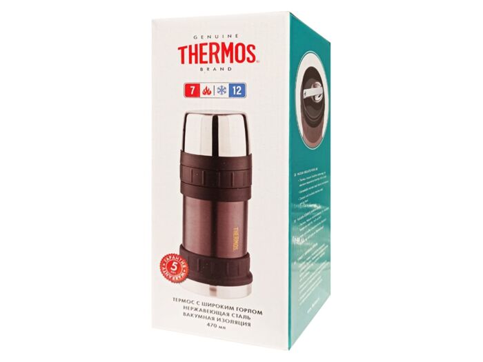 Термос для еды с ложкой Thermos 2345GM, серый