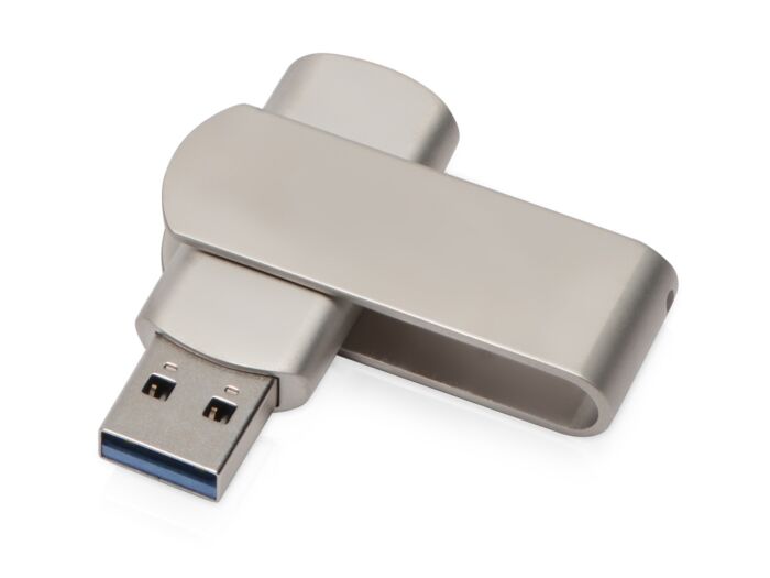 USB 2.0- флешка на 8Гб Setup, серебристый