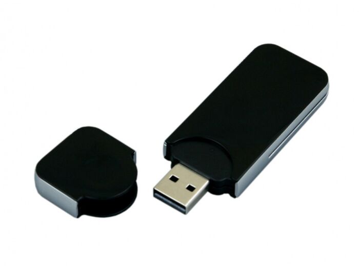 USB 2.0- флешка на 4 Гб в стиле I-phone, черный