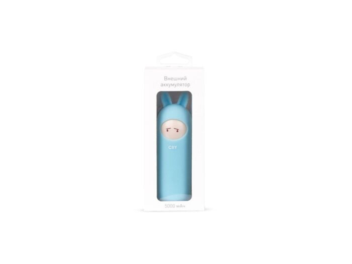 Внешний аккумулятор NEO Rabbit Cry, 5000 mAh, голубой