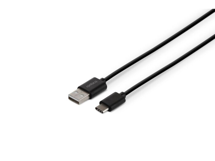 Кабель USB-A - USB-C DIGITAL CR-01, QC/PD, 1 м, черный