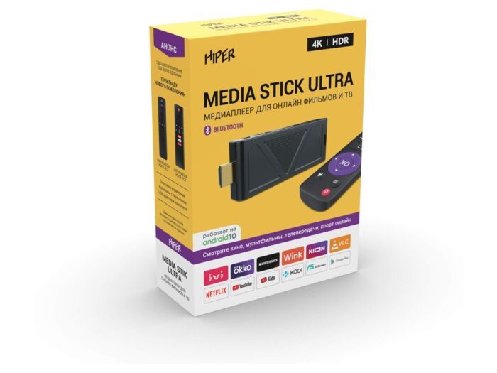 Медиаплеер  MEDIA STICK Ultra, черный