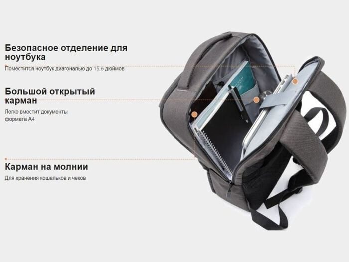 Рюкзак Commuter Backpack, светло-синий/синий