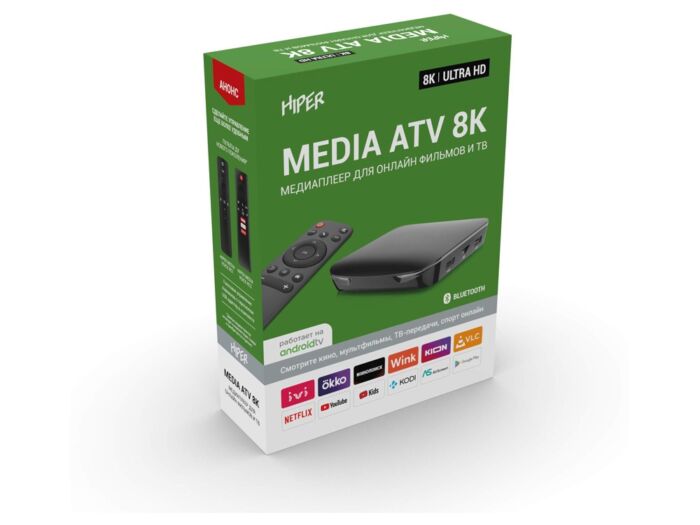 Медиаплеер  MEDIA ATV 8K, черный