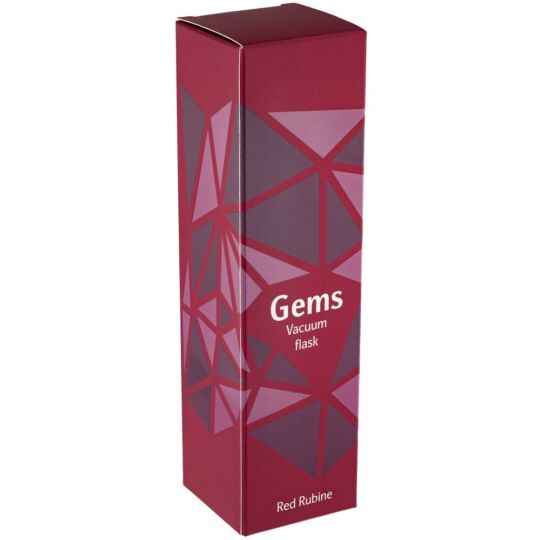 Термос Gems Red Rubine, красный рубин