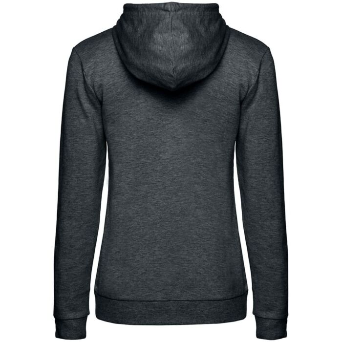 Толстовка с капюшоном женская Hoodie, серый меланж (антрацит)