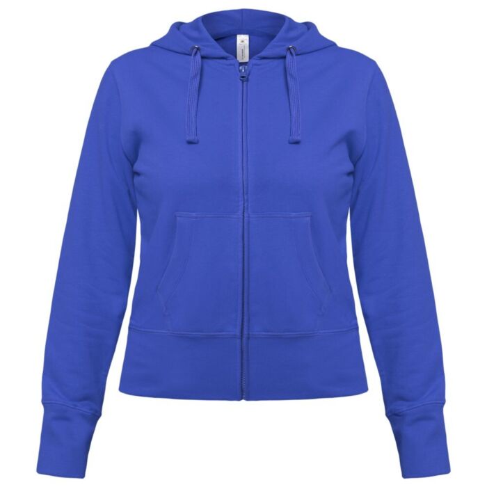 Толстовка женская Hooded Full Zip ярко-синяя