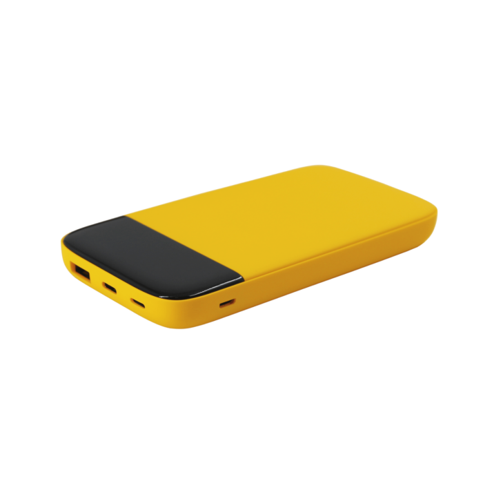 Внешний аккумулятор Bplanner Power 3 ST, софт-тач, 10000 mAh (Желтый)