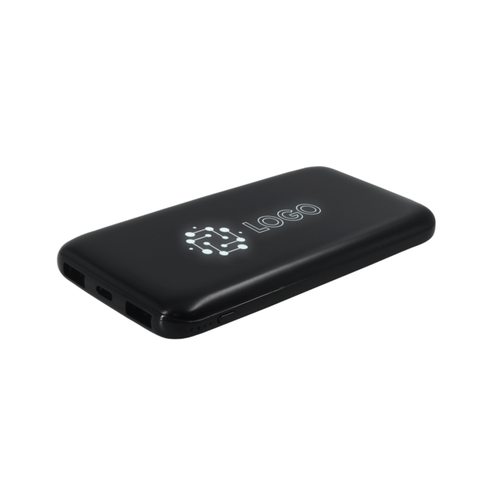 Внешний аккумулятор с подсветкой Bplanner Power 4 ST, 8000 mAh (черный с белым)