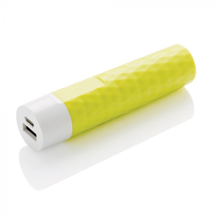 Зарядное устройство Geometric, 2200 mAh, салатовый