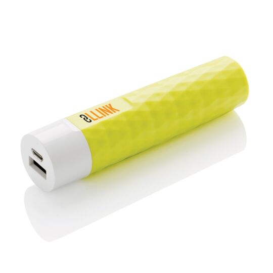 Зарядное устройство Geometric, 2200 mAh, салатовый